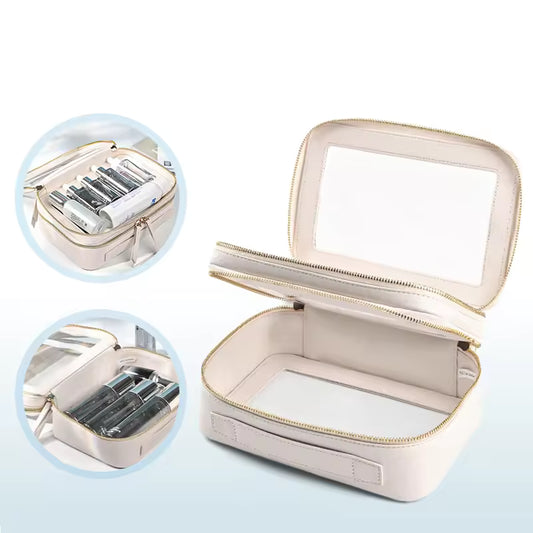 Double Layer Travel Toiletry Organizer Bag