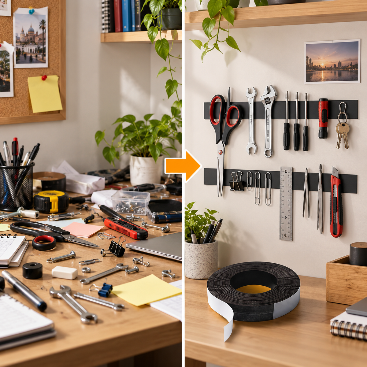 All-Purpose Self-Adhesive Magnetic Tape