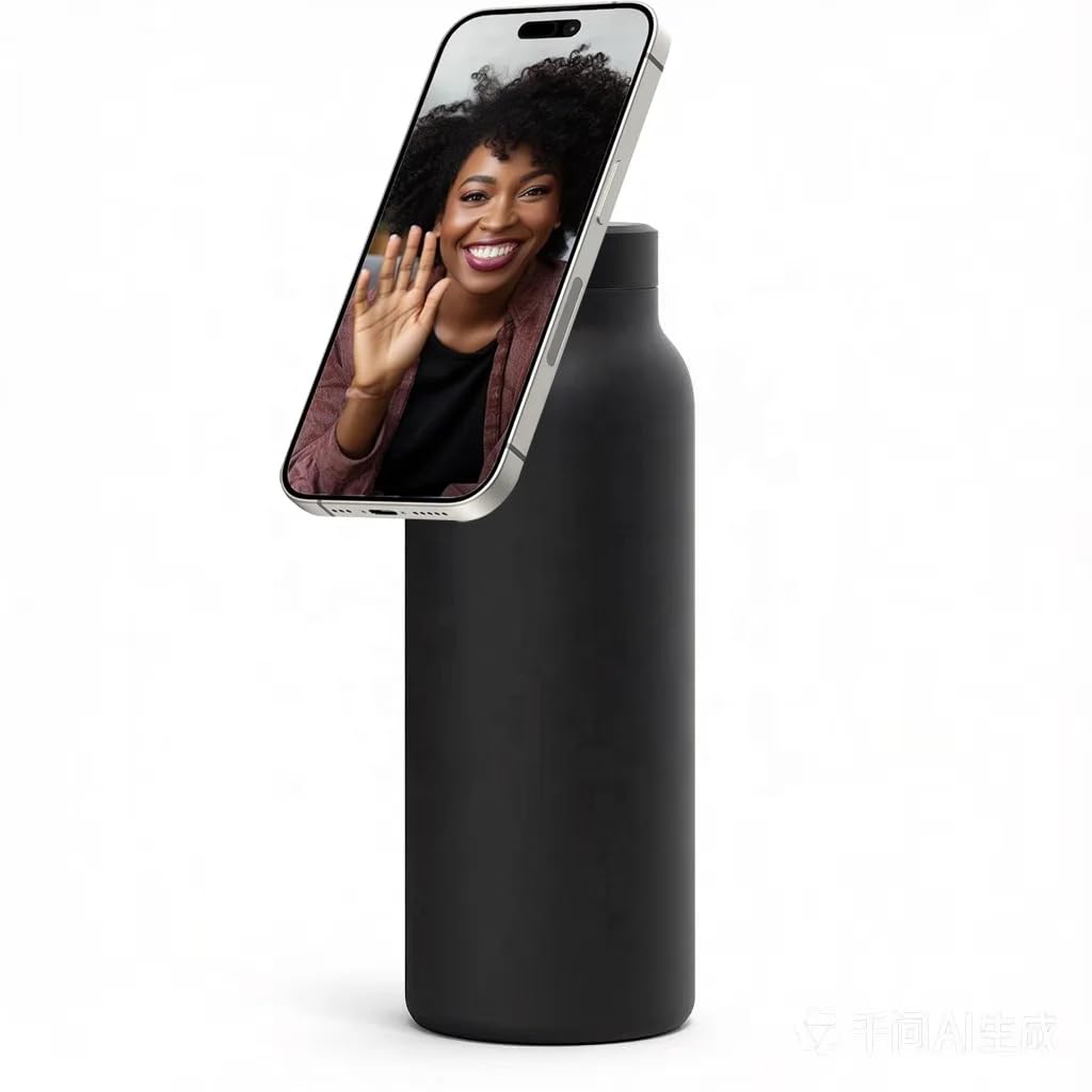 2-in-1 Magnetic Phone Stand Water Bottle ()