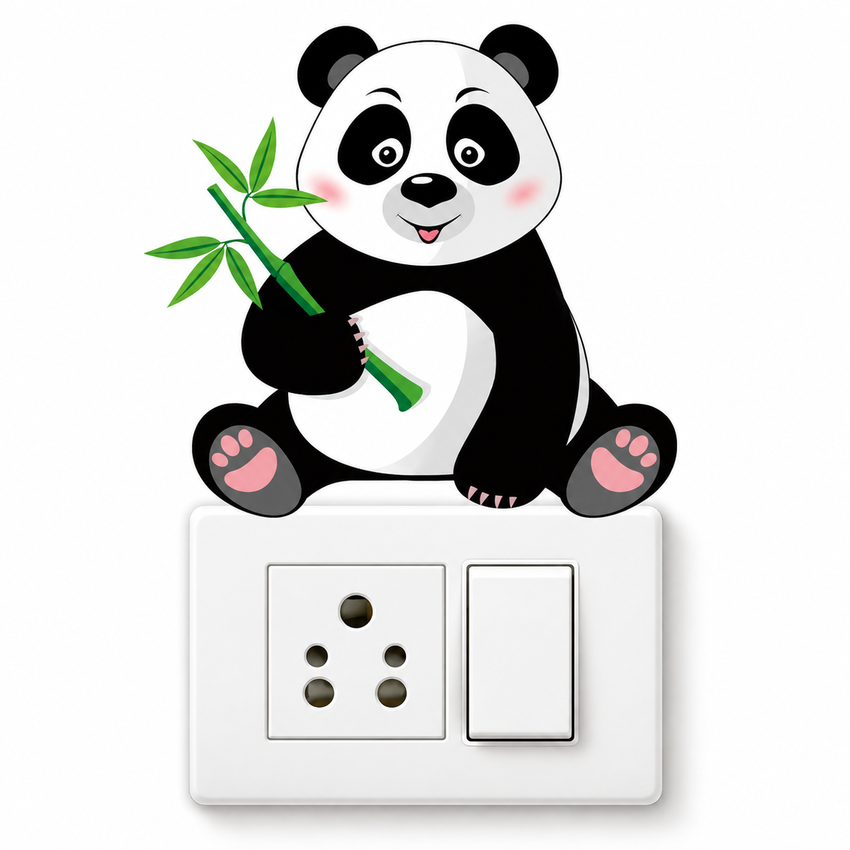 Cute Panda Wall Stickers for Kids – Magical Jungle Room Decor