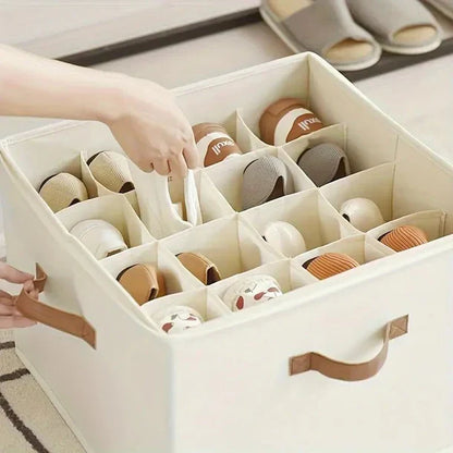 Luxury Clear Shoe Organizer Box – Stackable Dustproof Storage