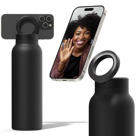 2-in-1 Magnetic Phone Stand Water Bottle ()