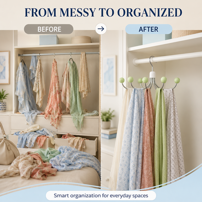 Umbrella Shape Cloth Hooks Organizer