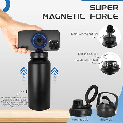 2-in-1 Magnetic Phone Stand Water Bottle ()