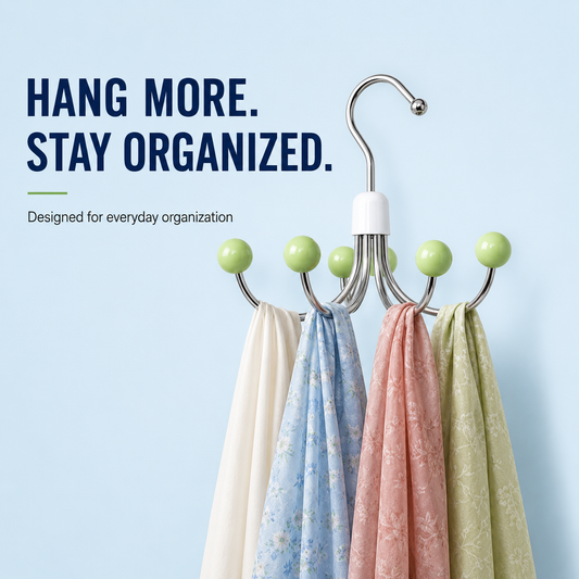 Umbrella Shape Cloth Hooks Organizer