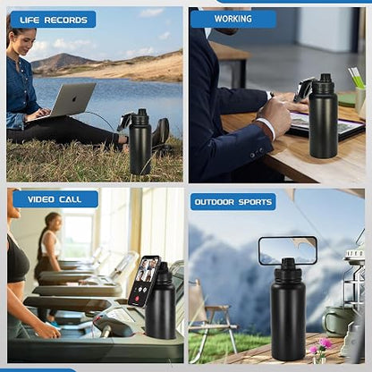2-in-1 Magnetic Phone Stand Water Bottle ()