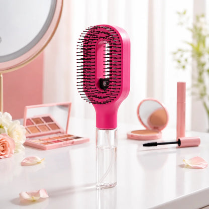 Mist & Detangle Hair Spray Brush