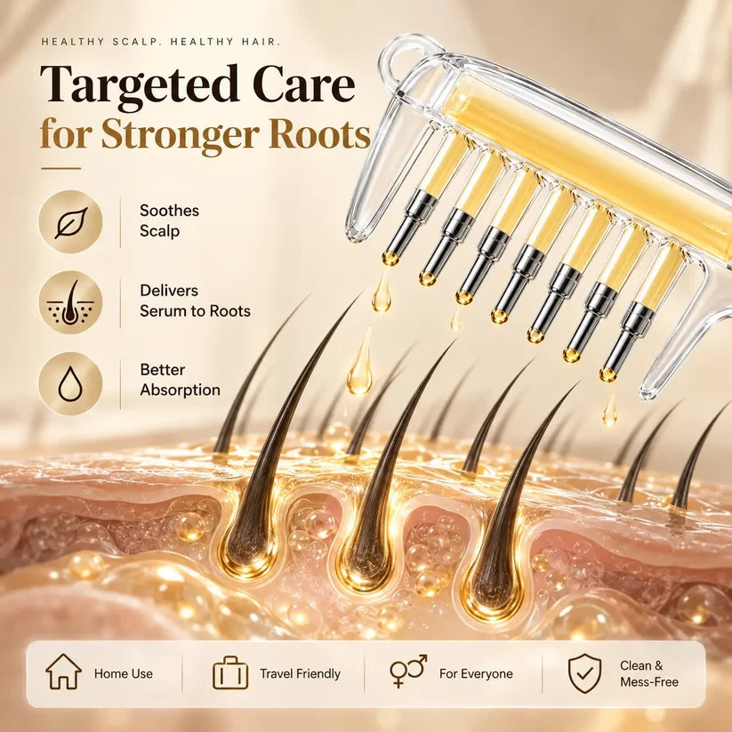 Scalp Oil Applicator Comb