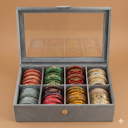 Premium Luxury Bangle Organizer Case ( Free 1 Gifts )