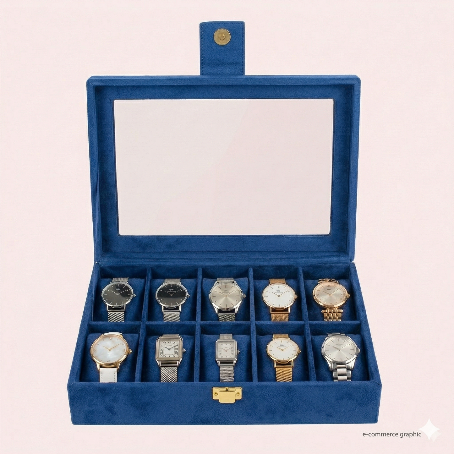 Premium Velvet Watches Box