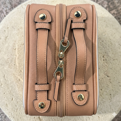 Double Layer Transparent Makeup Organizer Travel Bag