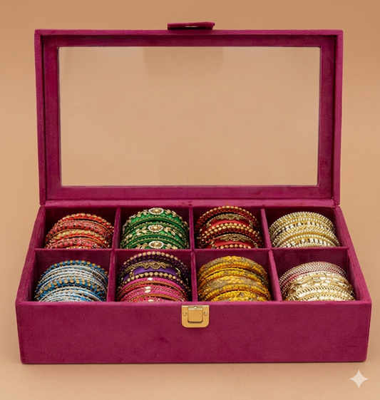 Premium Luxury Bangle Organizer Case ( Free 1 Gifts )