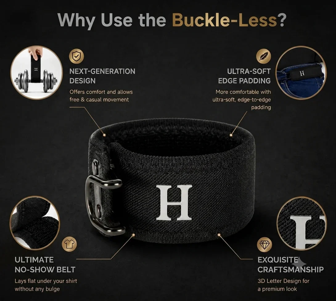 Buckle-less belt hooks (Pair Of 2)