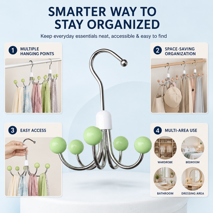 Umbrella Shape Cloth Hooks Organizer