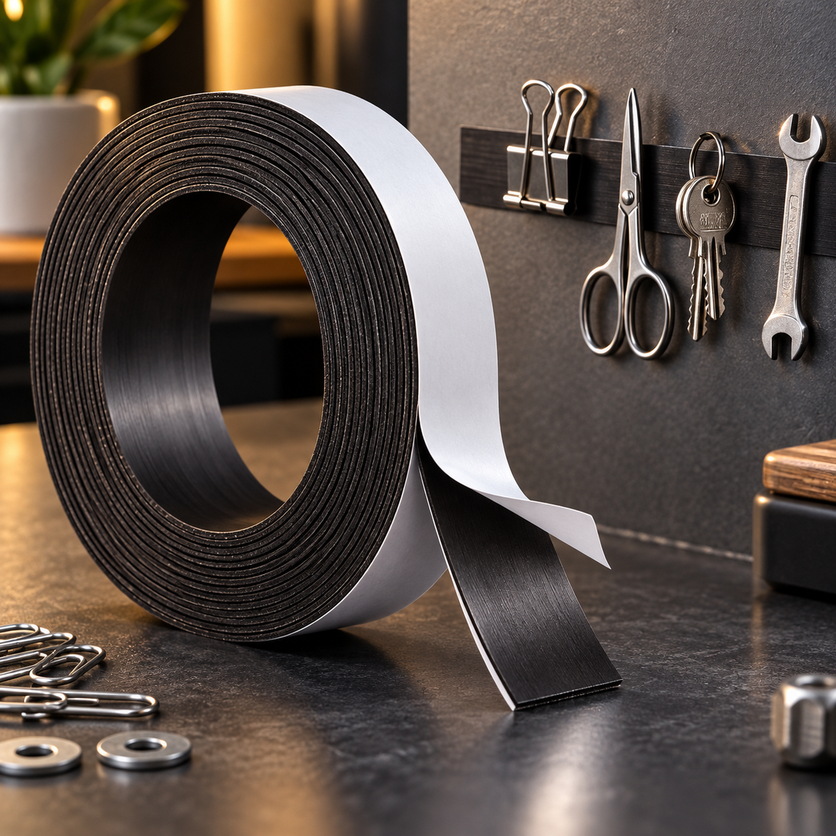 All-Purpose Self-Adhesive Magnetic Tape