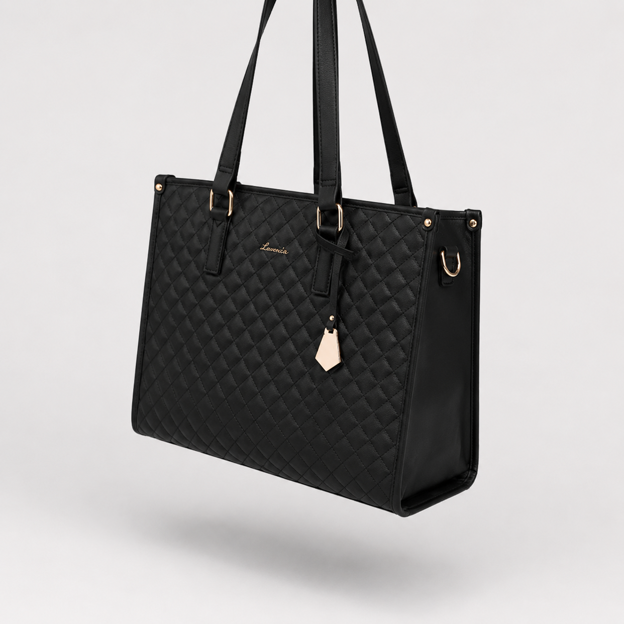 2-in-1 Women's Tote Bag - Laptop + Lunch, One Elegant Bag