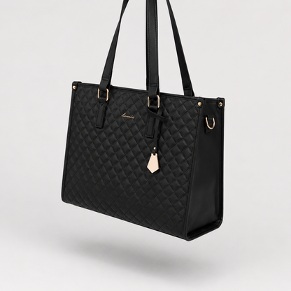 2-in-1 Women's Tote Bag - Laptop + Lunch, One Elegant Bag
