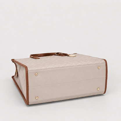 2-in-1 Women's Tote Bag - Laptop + Lunch, One Elegant Bag