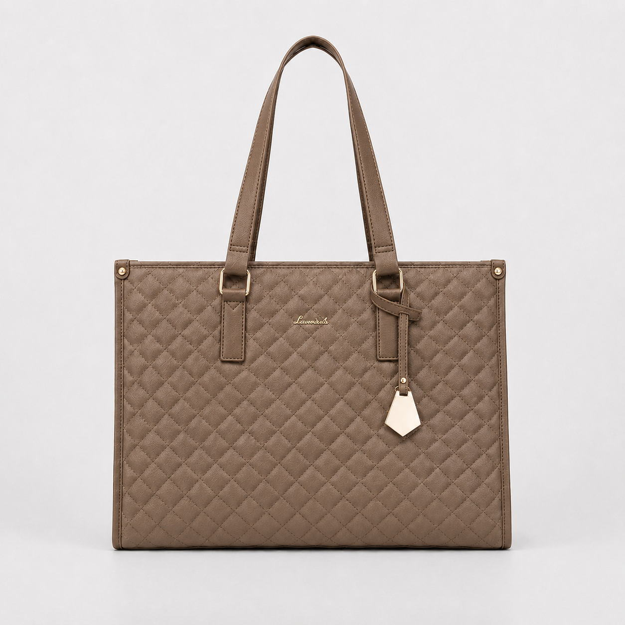 2-in-1 Women's Tote Bag - Laptop + Lunch, One Elegant Bag