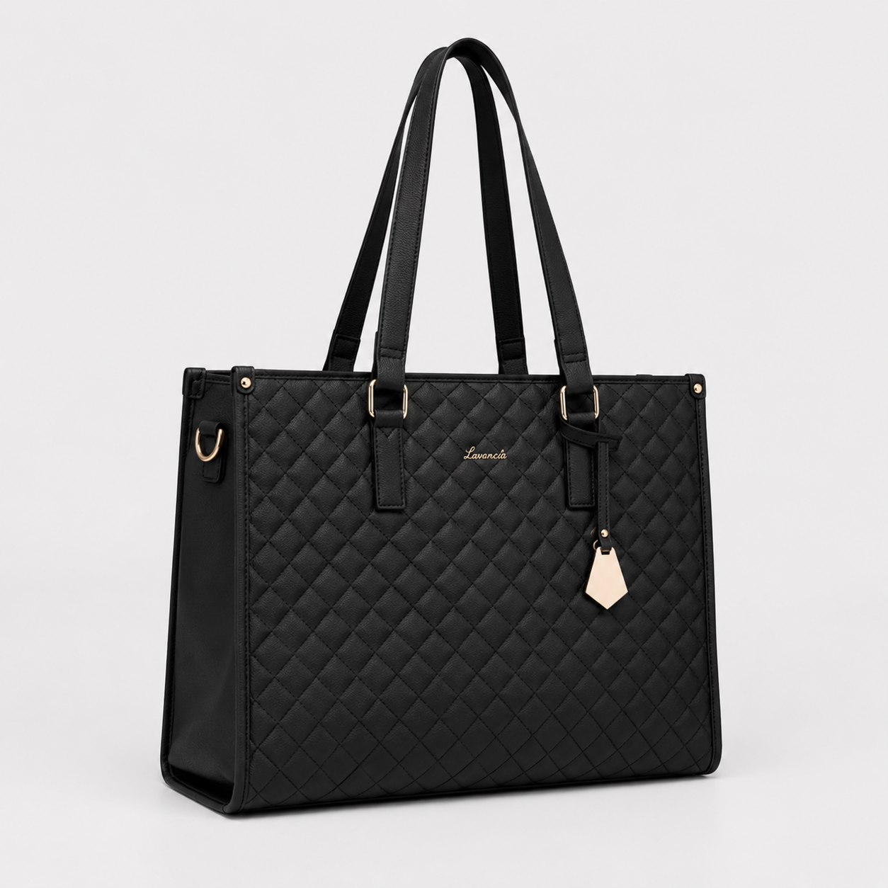 2-in-1 Women's Tote Bag - Laptop + Lunch, One Elegant Bag