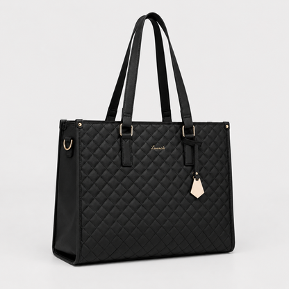 2-in-1 Women's Tote Bag - Laptop + Lunch, One Elegant Bag